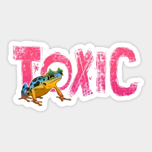 Toxic Frog (Pink) Sticker